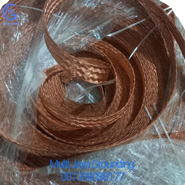Flexible Copper Braid 3 mm × 35 mm tembaga
